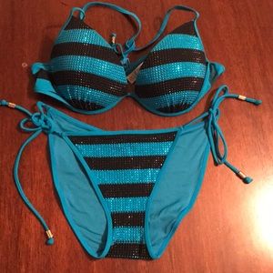 Victoria secret pink bling bikini set